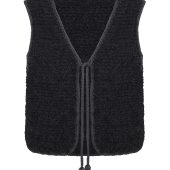 Handmade Merino Alpaca Wool Vest: Sleeveless Knit Gilet